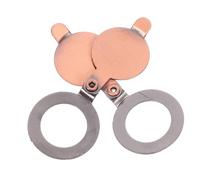 OSALADI 2pcs Door Mirror The Switch Door Eye Viewer Cover Security Door Cat Eye Privacy Cover Peep Hole Cover for Metal Door Peep Hole Privacy Cover for Front Door Copper Brown