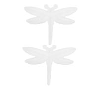 OSALADI 2PCS Dragonfly Wall Decor Mold Semi Relief Silicone Resin Mould for DIY Embossed Animal Home Decoration Craft with Intricate Mechanical Design
