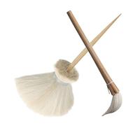 OSALADI 2Pcs Ergonomic Pottery Brush Convenient Cleaning and Hydrating Tool for Daily Use for Clay and Embryo Body Care Durable Brushes for Artists and Craftsmen
