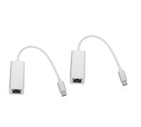 OSALADI 2pcs External Sound Card Usb Ethernet Adapter Mbps Network Card Usb-c to Ethernet Adaptor for Laptop