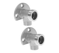 OSALADI 2pcs Faucet Wall Elbow in-Wall Mount Home Mixer Valve Installation Kit for Bathroom Outdoor Shower System Hose Pipe Connector