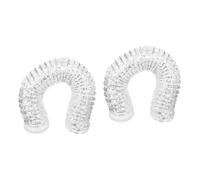 OSALADI 2pcs Flexible Chimney Flue Aluminum Foil Exhaust Hose for Kitchen and Bathroom Ventilation High Barrier Properties Easy Installation Reduces Ventilation Resistance