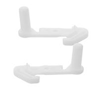 OSALADI 2pcs Fridge Door Stop Hooks Plastic Latch Clips Left Right Set for Camper Refrigerator Door Hinge Repair and Fridge Latch Replacement
