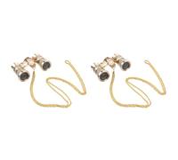 OSALADI 2pcs Gold Binocular Glasses for Adults Telescope Tripod Adapter for Astronomy Hiking