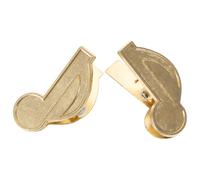 OSALADI 2Pcs Gold Metal Journal Clips for Notes and Document Organization, Decorative Stationery Paper Clips with Page Holder, Suitable for Office and School Supplies