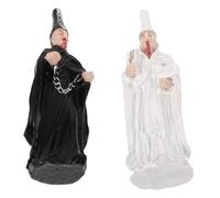 OSALADI 2Pcs Gothic Figures for Sand Tray Therapy Unique Mythical Decor for Engaging and Immersive Indoor Sand Play for Halloween and Crafting
