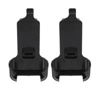 OSALADI 2pcs Interphone Back Clip Replacement for Two-way Radios, ABS Black | Wrap-around Rear Cover, Tool-free Swap, Strong Grip Design, Rt622 C1 Kailic2 A600 Lt-316 Rt22
