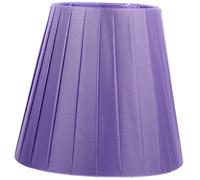 OSALADI 2pcs Lamp Shade Small Candelabra Lights Pendant Lampshade Kit Clip Light Decor Lilac Light Bulb Ceiling Light Covers Lampshades Adapter Cage LED Peony Pour Fabric Purple
