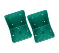 OSALADI 2pcs Large Fixed Salt Brick Box Holder for Sheep Goats Farm Livestock Salt Feeder Tray Suitable for Cattle Mineral Feeding