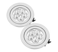 OSALADI 2pcs LED Kitchen Light Replacement Bulbs for Range Hood, Bright Energy Efficient Round Glass and Abs Stove Appliance Bulbs, Cool White Dc12v, Easy to Install for Cooking Areas