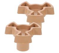 OSALADI 2pcs Microwave Oven Turntable Coupler Replacement Parts Durable Plate Holder for Efficient Rotation Support Lightweight Design for Easy Installation Compatible with Various