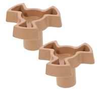 OSALADI 2pcs Microwave Oven Turntable Roller Plastic Coupler Microwave Accessories Easy to Install