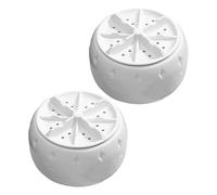 OSALADI 2pcs Mini Portable Washing Machine Turbo Automatic Washer for Laundry with USB Power Suction Cup Design for Home Rv Camping Travel Efficient Deep Cleaning