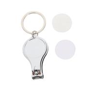 OSALADI 2pcs Multipurpose Nail Scissors Keychain Metal Keychain Nail Clipper Creative Decorative