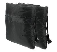 OSALADI 2pcs Outdoor Frost-Resistant Faucet Covers with Snowflake Print, Insulated Tap Freeze Protectors for Garden and Patio, Dark Green Winter Water Spigot Jackets