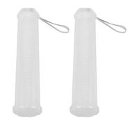 OSALADI 2Pcs Pencil Holder Lightweight Portable Storage Case for Art Supplies for Students and Artists Transparent Design for Easy Access and Organization