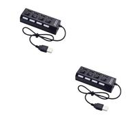 OSALADI 2pcs Port Usb Splitter Hub Multi Usb Connector for Laptops Car Extra Ports Splitter Multi Adapter Hub Adapter Device Connector