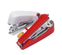 OSALADI 2Pcs Portable Mini Manual Sewing Machine Handheld Lightweight DIY Sewing Tool for Home Travel Quick Clothing Fixer Suitable for Fabrics Clothing Silk Wool Curtains