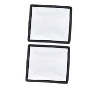 OSALADI 2pcs Portable Softbox Flash Diffuser for Photography 15x17cm Foldable Fabric Square Soft Flash Light Cover Easy to Store, for Camera Lighting