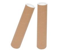 OSALADI 2pcs Poster Tubes Heavy Duty Mailing Tubes for Art Prints and Documents Secure End Caps for Safe Storage and Transit Sturdy Cardboard Packaging for Posters and Artwork