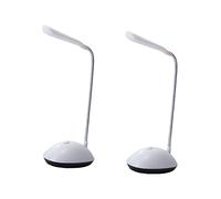 OSALADI 2pcs Reading Desk Lamp Led Battery-Powered Portable Tabletop Light Led Bedside Lamp for Study