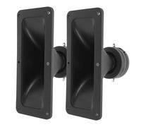 OSALADI 2pcs Rectangular Horn Tweeter for Stage Speakers Energy-efficient Audio Tweeter with Mounting Compact Design for Professional Car Event and Live Sound System