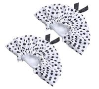 OSALADI 2pcs Shower Cap for Women Polka Dot Bath Hats Elastic Bath Caps for Lady Shampoo Hats for Travel and Gym Use