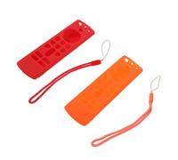 OSALADI 2pcs Silicone Remote Cover Case Sleeve with Antislip Texture for Voice Remote Gen with Spill and Impact Resistance Easy-clean Replacement Silicone Sleeve