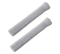 OSALADI 2pcs Slip Glasses Holders Knitted Ear Grips for Sunglasses Comfortable Temple Tips Sleeves Soft Elastic Eyewear Retainers for Sports and Daily Use Gray