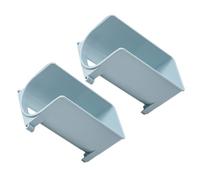 OSALADI 2pcs Stackable Beverage Storage Rack Beer Can Organizer Household Kitchen Refrigerator Drink Holder Blue