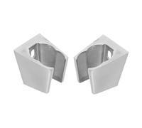 OSALADI 2pcs Stainless Steel Handheld Shower Head Holders Wall Mount Brackets for Bathroom Organization Space-Saving Hand Shower Bracket Compatible with Various Wands Easy Installation and