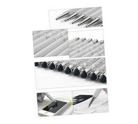 OSALADI 2pcs Stylus Pens Crystal Diamond Multifunctional Silver Gel Pen for Capacitive Touch Screen and Writing for Office and Travel