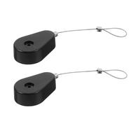 OSALADI 2pcs Telescopic Theft Cable Cases Automatic Retractable Small Cable Tether Lock for Electronic Products Holder Box