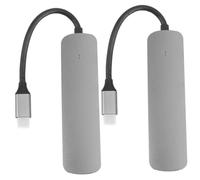OSALADI 2pcs USB Hub Usb-c Expansion Transfer Adapter USB Data Holder Hub for Laptop and Computer Accessories