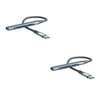 OSALADI 2pcs Usb Splitter Usb Hub Usb 3.0 Data Expander Multi Usb Port Adapter for Computer
