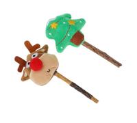 OSALADI 2pcs Xmas Theme Cat Chew Silvervine Rod for British Shorthair and Cats with Cotton String Interactive Play and Chewing to Help Gum Disease