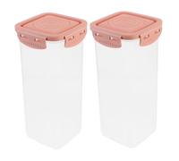 OSALADI 2pcs Yogurt Fermentation Cup Bread Box Airtight Food Storage Containers Plastic Storage Jar Bins Bread Loaf Holder for Kitchen Countertop Sandwich Keeper