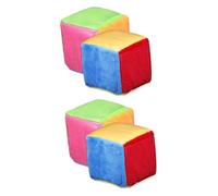 OSALADI 2sets 2 Pcs Large Pocket Dice with Blank Faces Portable Story Cubes for Classroom Teaching Games Lightweight Fun for Adults 2pcs*2