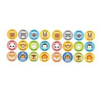 OSALADI 2sets Belly Stickers Milestone Plaques Monthly Wall Stickers for Babies Self-adhesive Decor for Nursery 12pcs*2