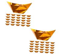 OSALADI 2sets DIY Ancestor Worship Ingots Paper Semi Finished for Tomb Sweeping Qingming Festival Sacrificial Tribute Supplies 100pcs*2