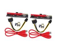 OSALADI 2sets Pcie Mining Graphic Pcie Card Gpu Computer Accessory for Laptop External Graphics Card Gpu Household External