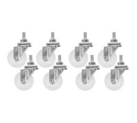 OSALADI 2sets Small Caster Wheels Swivel Replacement Casters for Trolleys Carts Easy to Install for Home Salon Pp with Screw 4pcs*2