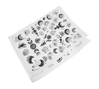 OSALADI 2sheets Sulky Sticky Fabri-solvy Embroidery Pattern Dissolvable Bohemian Design