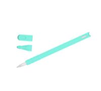 OSALADI 3 Pcs Silicone Protective Case for Pencil 2nd Generation Mint Green Nib Cover and Stylus Holder Set Anti-lost Design for Artists and Students