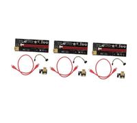 OSALADI 3 Sets Pci-e to Extender Pci-e Mining Riser for Gpu Riser Adapter for Mining Setup