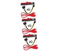 OSALADI 3 Sets Pcie Mining Graphics Card Pcie Extension Graphics Riser Card for Laptop External Gpu Compatible and Computer Supply