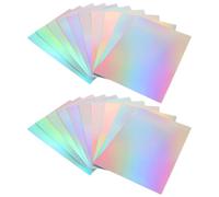 OSALADI 30 Sheets Metallic Paper for Card Making A4 Double Sided Mirror Cardstock with Shimmer Metallic Look and Reflective Finish, Sturdy Edges and Crisp Cuts for Scrapbooking and DIY
