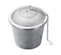 OSALADI 304 Stainless Steel Mesh Filter Ball Small 4.5cm Spice Seasoning Strainer Basket for Cooking and Tea Infuser, Fine Mesh Strainer Suitable for Hot Pot and Soup