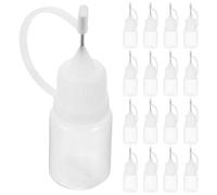 OSALADI 30pcs 5ml Small Tip Squeeze Bottles for Glue and Oil, Mini Precision Applicator Bottles with Fine Nozzle, Empty Paint and Machine Oil Dispensing Containers for DIY and Craft Use