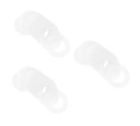 OSALADI 30pcs Heavy Duty Rubber Gaskets for Garden Hose Hot Water Inlet Sealing Silicone Washers and Easy to Replace Compatible Standard Female Hose Fittings White